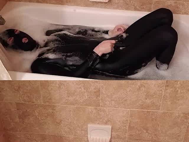 Compilation of str8 spandex male masturbating
