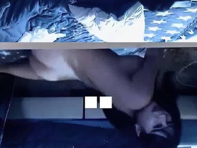 Asian Babe Grinds Pillow on Webcam