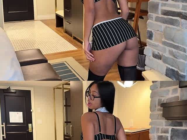 Teen blowjob and hardcore fun