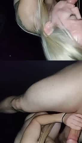 Petite Blonde - Sexy Blonde Hotwife Sucks And Fucks Bwc Friend