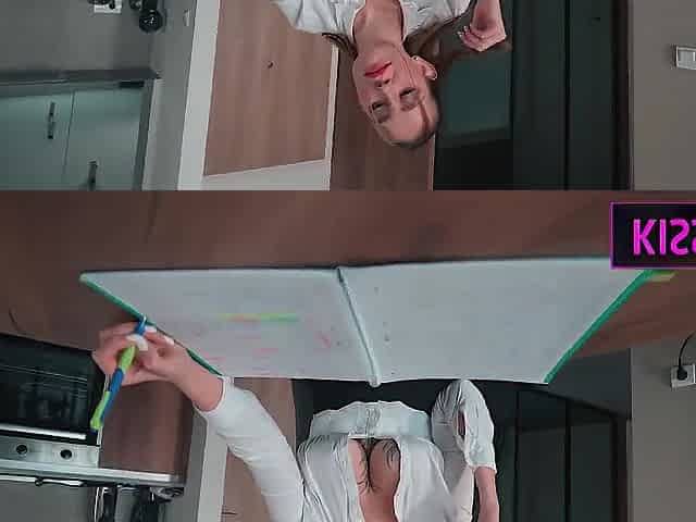 English Teacher Prepares Student 18+ For Exam With Ass Fucking And Upside Down Facefuck
