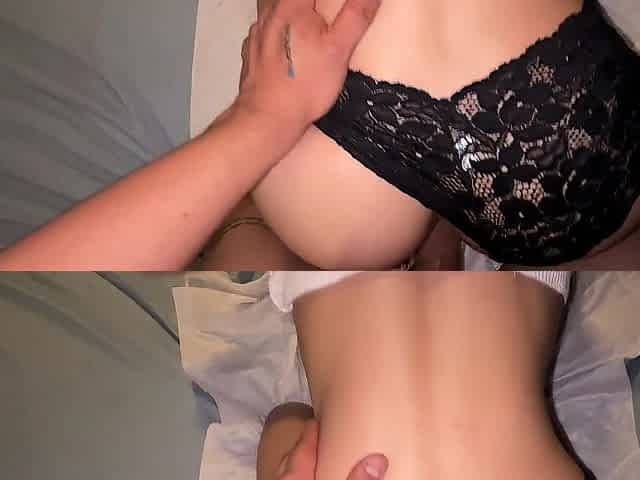 Mi culona empinada recibiendo tremendo anal mientras se mete los dedos, gime riqusimo.