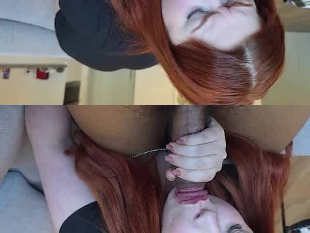 BBC spunk fountain on this pawg redhead cop
