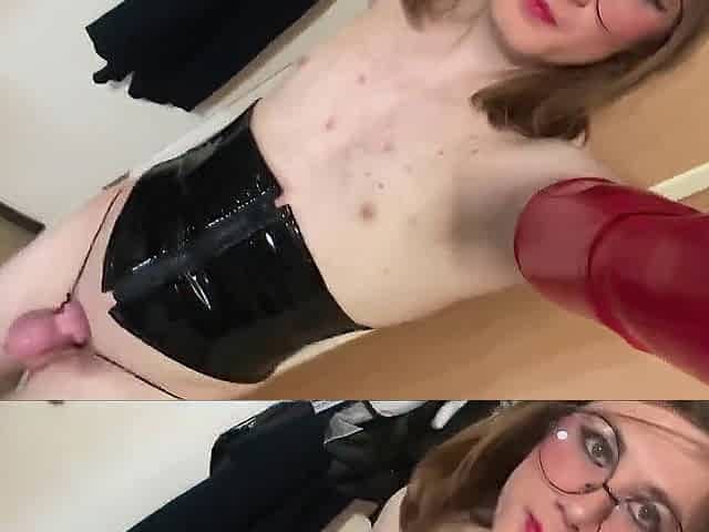 Chastity Floozy Needs Her Booty Used