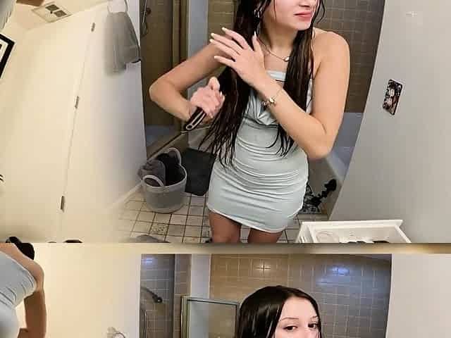 Latin amateur teen in store hidden cam HD 2