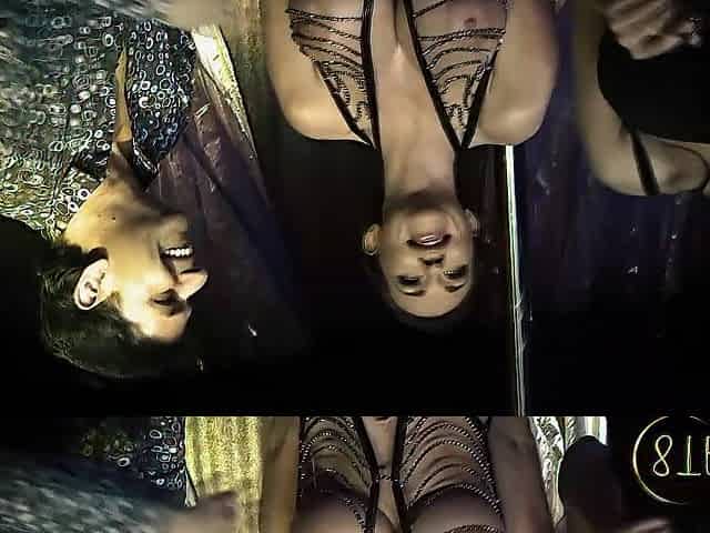 Titty Queens Tease, Ride, and Gulp Cum