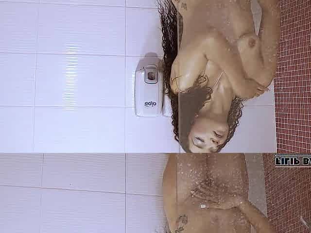 I discovered her on the shower and I screwed her all juicy