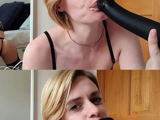 Hot amateur blonde pregnant toying her pussy solo