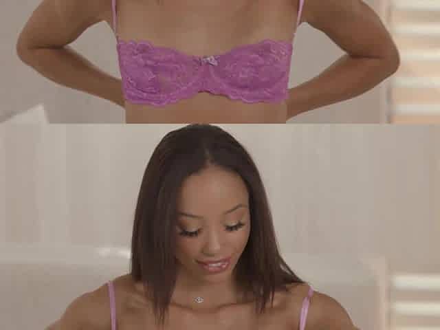 Skinny ebony babe Alexis Tae gets fucked hard by Ricky Spanish