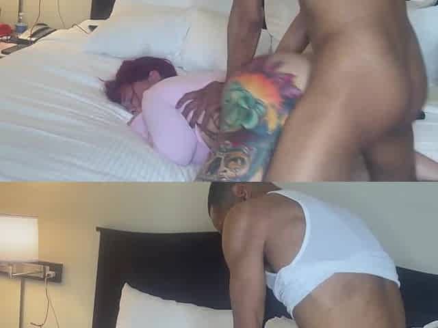 Santana red takes bbc biggest butt