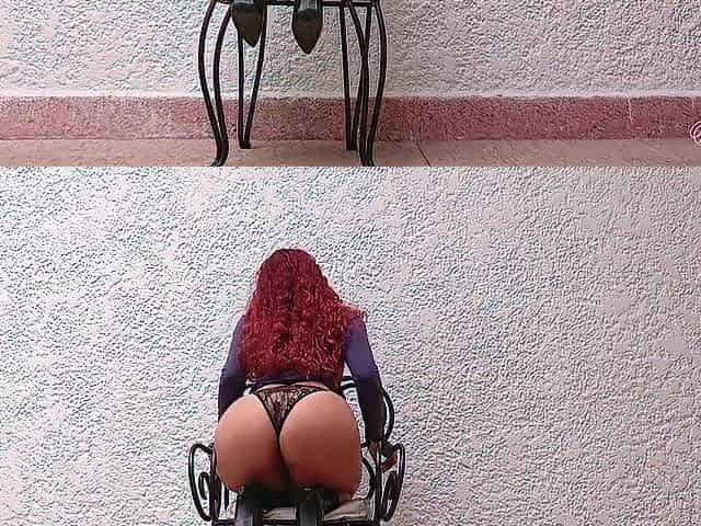 Redhead Latin babe in Heels Came for a Photo Shoot and Ended Up Getting Her Booty Screwed
