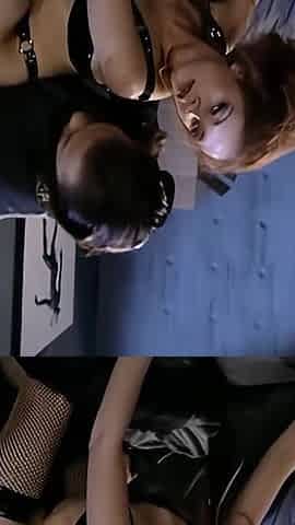 Skinny Horny Whore Suck a Big Hard Cock Before She Get Fucked by His Friend