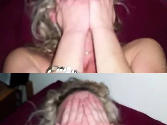 Milf doesn't want to be filmed taking Husbands thick cock
