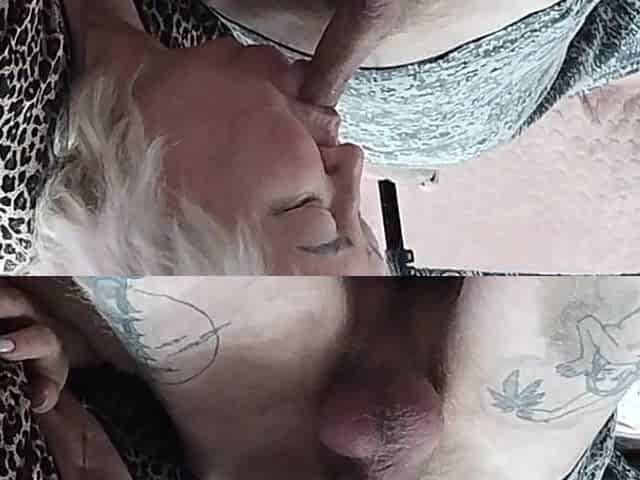 Mother-in-law Sucks Cock to Get a Mouthful of Cum