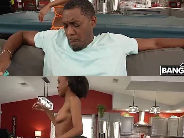 Black tiny teen take bbc
