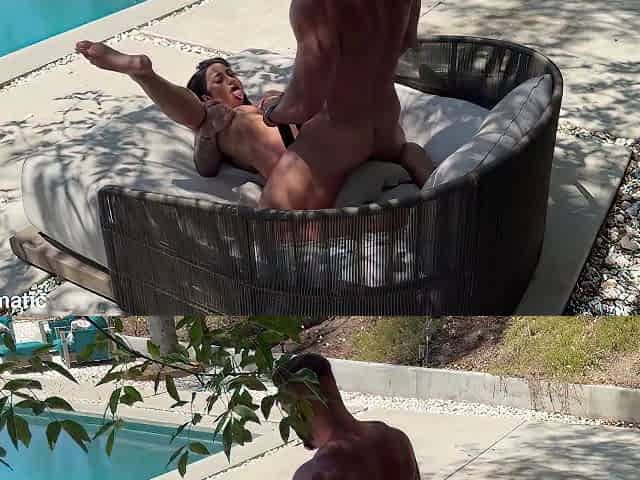Cherry Devivre Behind The Pool Fuck