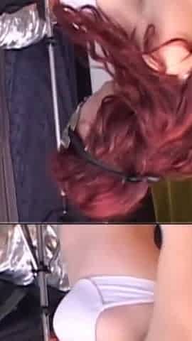 Wild Amateur Redhead Blowjob Session