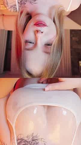 Step-sister Titty Fuck and Cum on Boobs POV