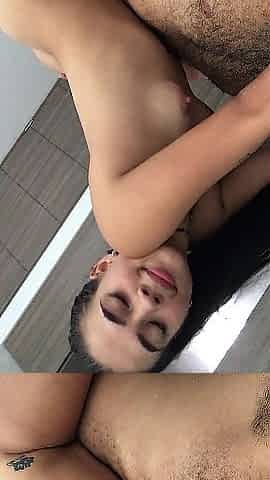 I permeate my girlfriend's vagina and fill it with milk.