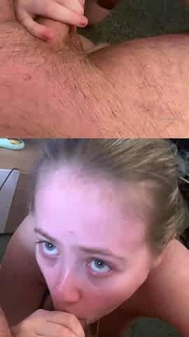 Amateur Teen Blowjob On Adult Webcam Show