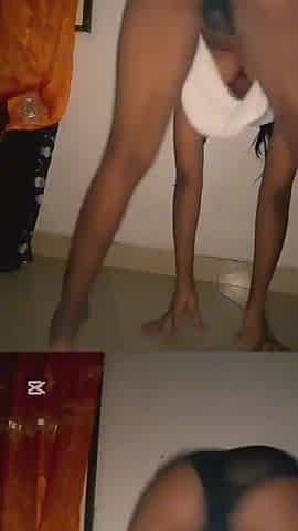Church beauty turn wench Blessing Ochanya Jonah screws a bottle in the night