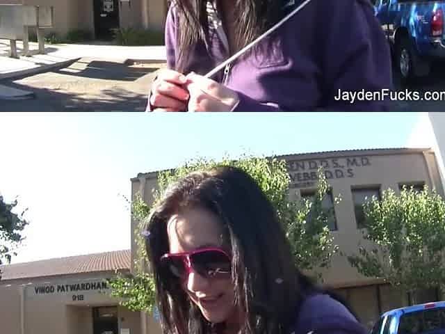 Behind the scenes with Jayden Jaymes and her breast implants