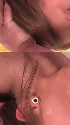 Zoey is such a little slut fucked with two boys