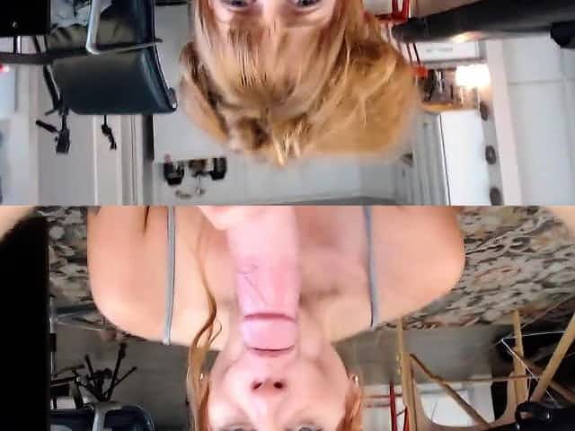 Blonde Amateur Gives Pov Blowjob Outdoors