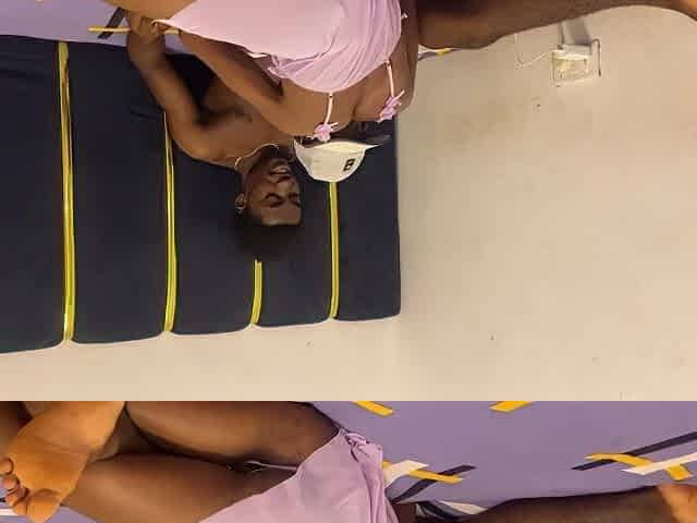 Tiny hotty bangs ebony penis intensely