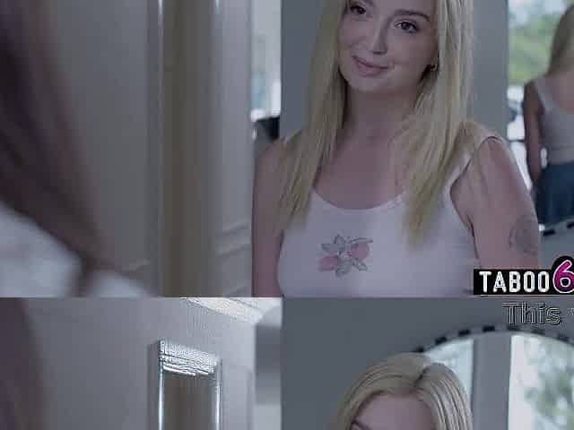 Stepdad takes advantage of the homeless girlfriend of stepdaughter