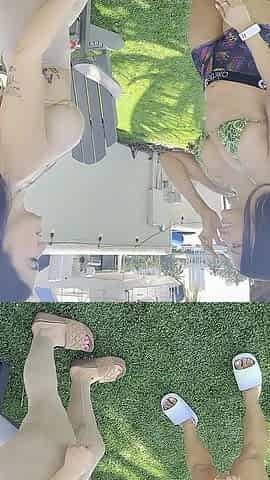 Horny Best Friends Scissoring After Outdoor Workout Session