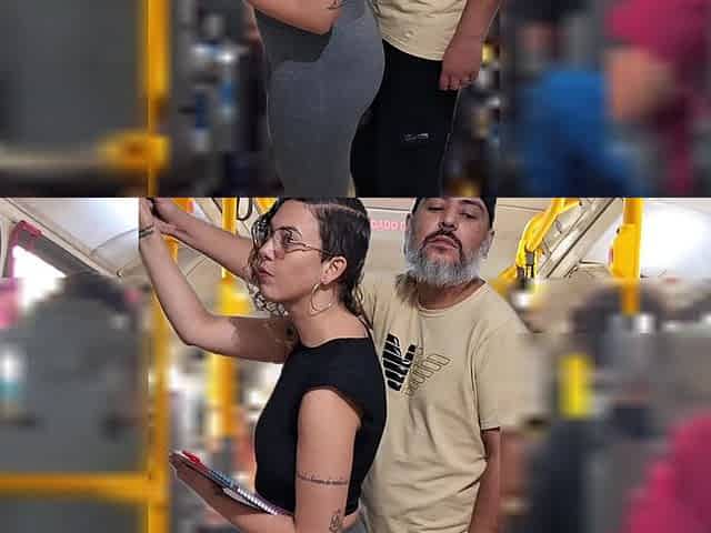 Slutty Student Gets Cumshot in the Bus