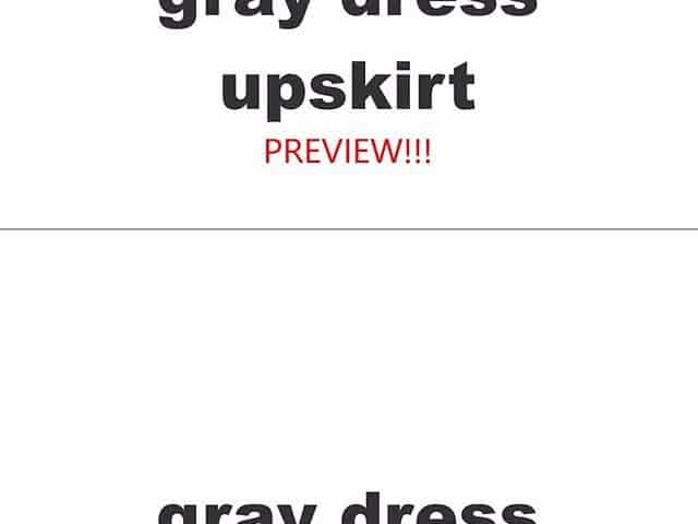 Gray costume upskirt preview NSFW