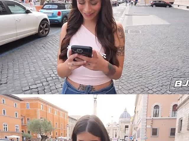 BJRAW Shy Silvia Soprano gets a facial