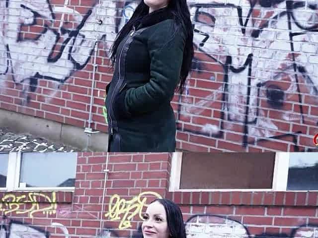 GERMAN SCOUT - Giant Butt German Tattoo Model Mandy Heart Pick Up for Casting Screw