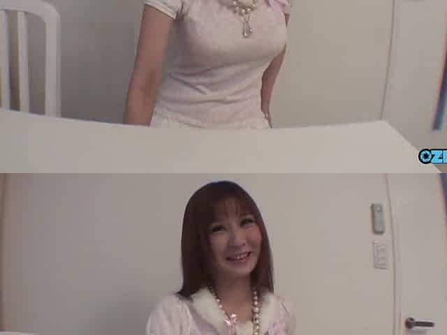 A solitary red-haired Oriental hotty engages in self-stimulation inside the flat
