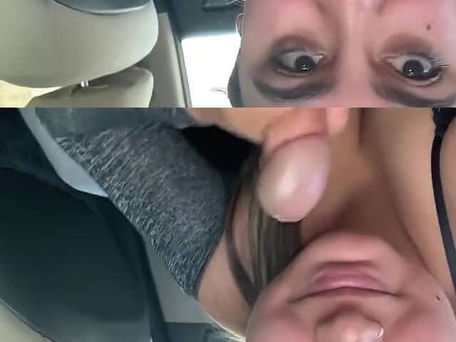 Teen leaves class to give public blowjob! Hot ending!