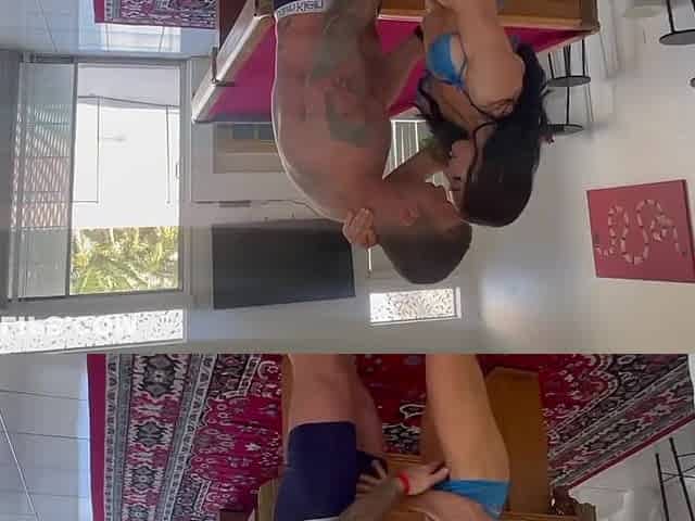 Muscular English Stud Fucks Fit Hotwife And Cums On Her Ass