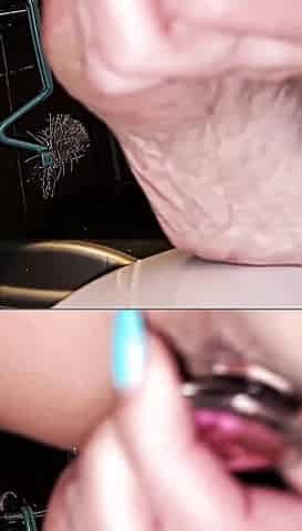 Sperm Drain #3. Blonde Pornstar Bitch Drains Cum Down the Toilet. Anal Creampie. Behind Camera. Uncensored. Cum in My Ass.