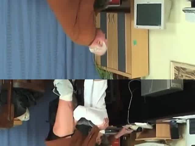 The Old Boss Hits On The New Young Hot Secretary