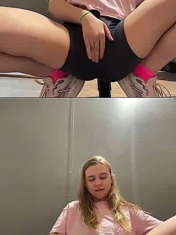 Squirting in the public so hard