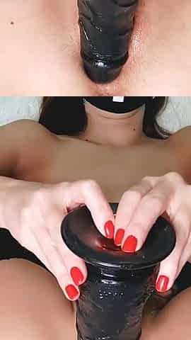 Feet Worship Deep Hard Dildo Penetration and Hot Fisting