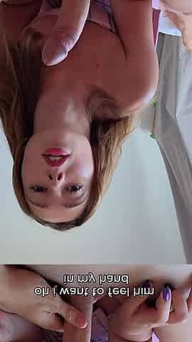 Step Sister Measured His Dick and Gave Her Pussy Until I Squirt All Over His 18cm!