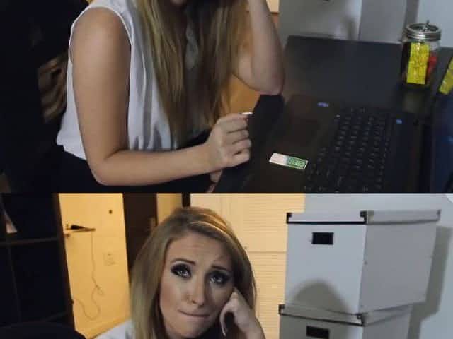 Boss on blue pills fucks secretary POV style