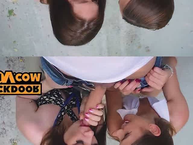 Pov Public Threeway With Your Driving Instructors Alexis And Sata