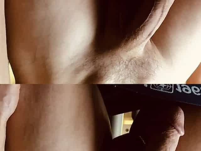 GIANT floppy penis in slow motion