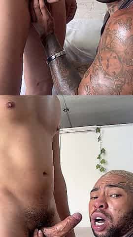 Married Chap with No Sex, Screws a Chap in a Vagina and Cums three Times