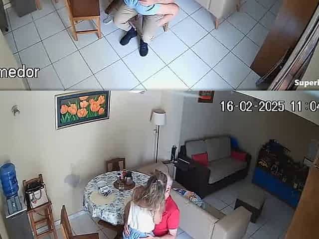 Old man and latina