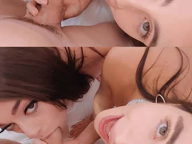 Giant Booty Brunette hair Bitches Tru Kait Sophia Burns Trio