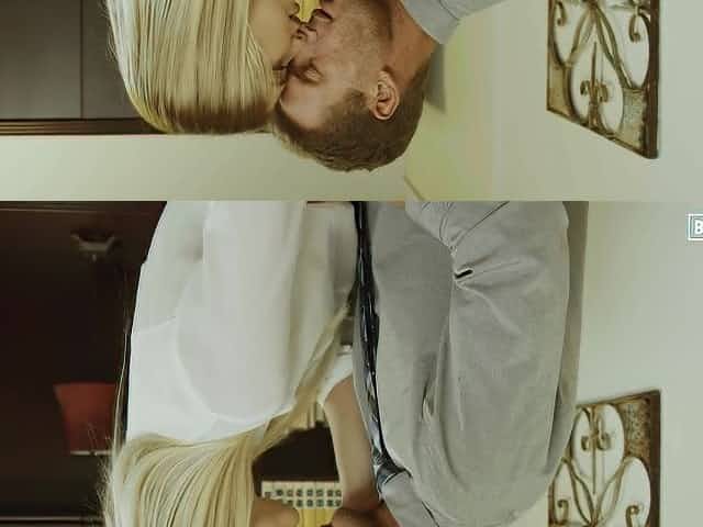 skinny babe Kenna James hot office sex